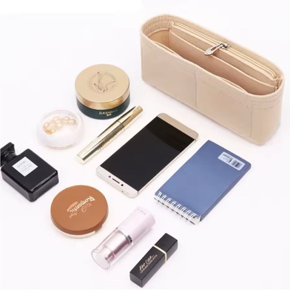 Longchamp Le Pliage Mini Pouch Felt Purse Handbag Bag Insert Organizer - Picture 3 of 15